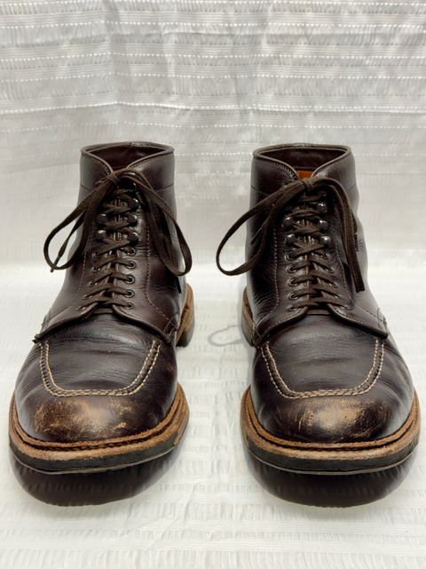 Photo by bootsandblocks on February 5, 2026 of the Alden Indy Boot in Horween Arabica Lux Calfskin.