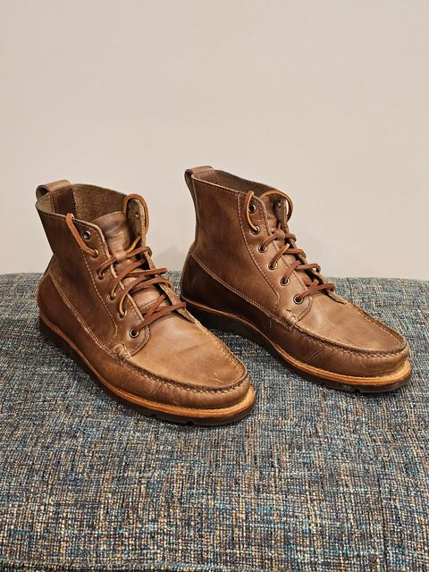Photo by cgbaird2 on November 16, 2021 of the Rancourt & Co. Baxter Boot in Horween Natural Chromexcel.