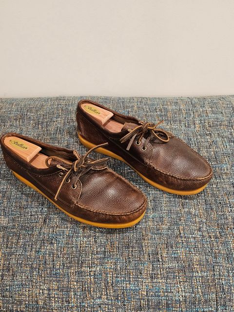 Photo by cgbaird2 on June 5, 2021 of the Quoddy Blucher in Horween Brown Chromexcel.