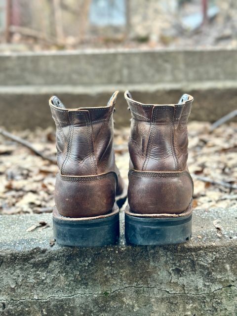 Photo by gabriel18 on February 5, 2024 of the JK Boots 300X in Seidel Brown Oil Tan.