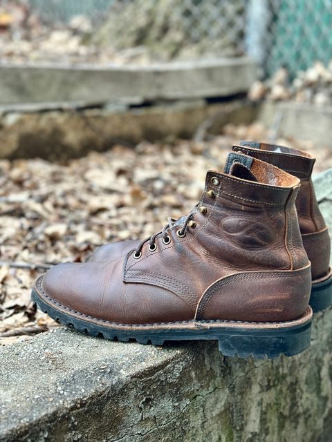 Photo by gabriel18 on February 5, 2024 of the JK Boots 300X in Seidel Brown Oil Tan.