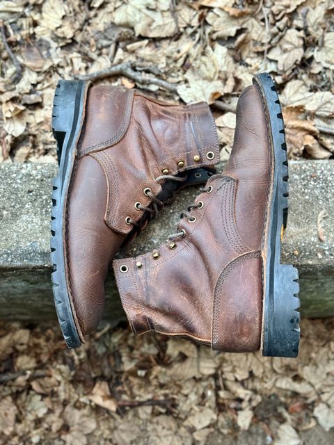 Photo by gabriel18 on February 5, 2024 of the JK Boots 300X in Seidel Brown Oil Tan.
