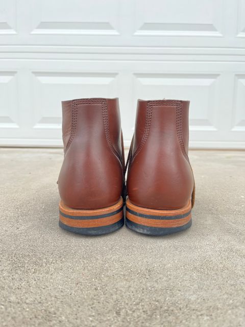 Photo by udi on January 4, 2023 of the Viberg Boondocker BCT in Horween Pigment Brown Workshoe Butt.