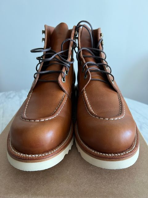 Photo by Jester_AU on October 2, 2022 of the Grant Stone Brass Boot in Badalassi Carlo Saddle Tan Minerva.