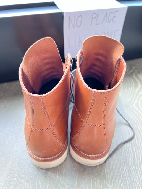 Photo by Jester_AU on November 3, 2022 of the Grant Stone Brass Boot in Badalassi Carlo Saddle Tan Minerva.