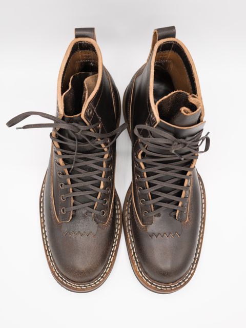 Photo by J_L on November 5, 2023 of the White's 350 Cutter in Horween Brown Waxed Flesh.
