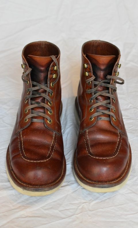 Photo by SKopp on January 3, 2024 of the Grant Stone Brass Boot in Badalassi Carlo Saddle Tan Minerva.