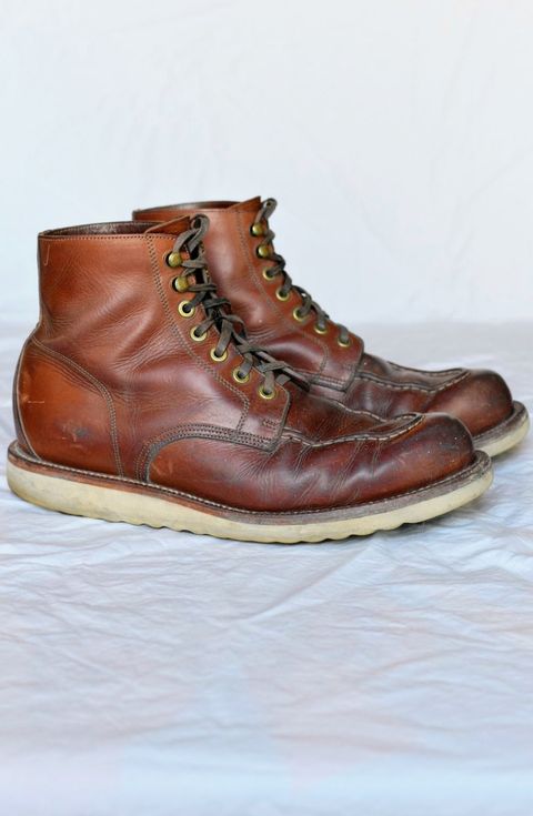 Photo by SKopp on February 4, 2024 of the Grant Stone Brass Boot in Badalassi Carlo Saddle Tan Minerva.