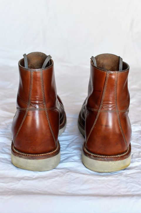 Photo by SKopp on March 4, 2024 of the Grant Stone Brass Boot in Badalassi Carlo Saddle Tan Minerva.