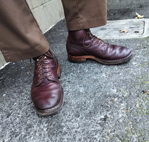 Photo by a1moyer on January 15, 2025 of the White's MP-Sherman Plain Toe in Horween Color 8 Chromexcel.