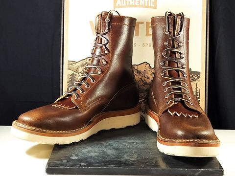Photo by a1moyer on November 14, 2025 of the White's Smokejumper in Horween Cinnamon Waxed Flesh.