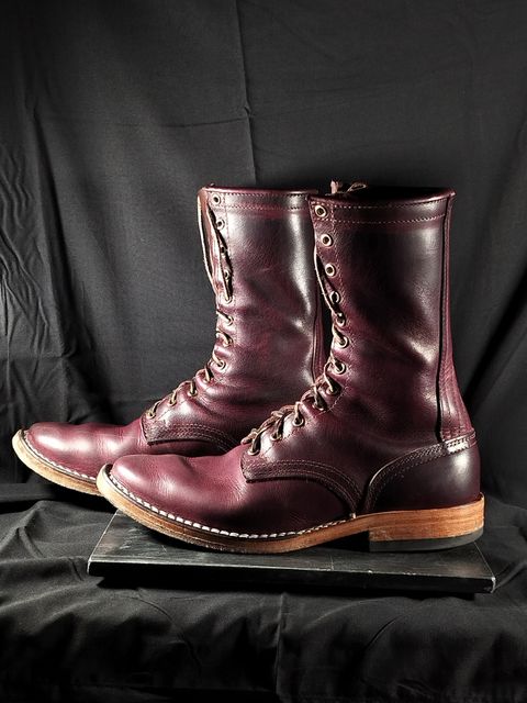 Photo by a1moyer on February 18, 2025 of the Nicks Nicks / X Parkhurst V3 in Horween Color 8 Cypress.