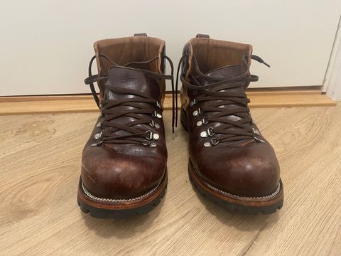 Photo by martining on December 5, 2023 of the Renav HKB - 2415 in Shinki Burgundy Oiled Horsebutt.