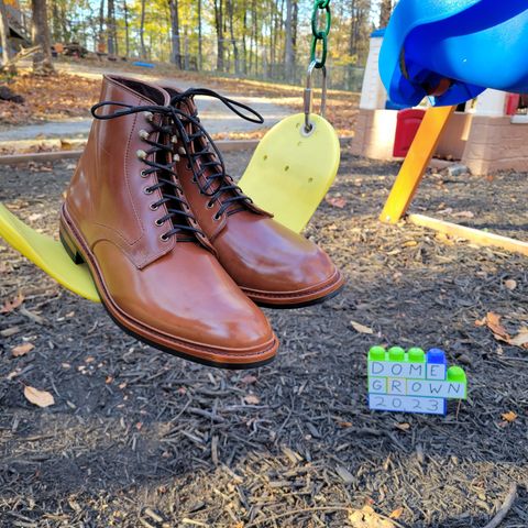 Photo by manowar on November 5, 2023 of the Allen Edmonds Higgins Mill in Horween Natural Shell Cordovan.