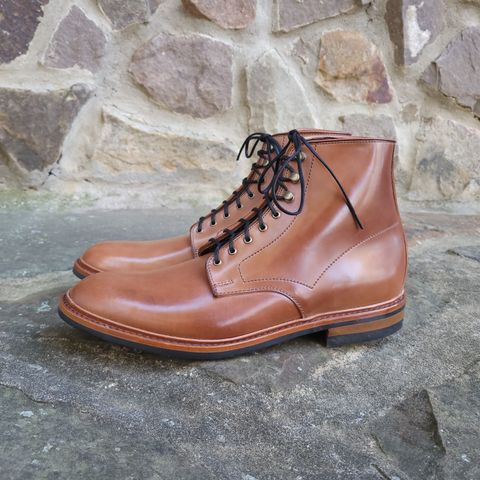 Photo by manowar on November 5, 2023 of the Allen Edmonds Higgins Mill in Horween Natural Shell Cordovan.