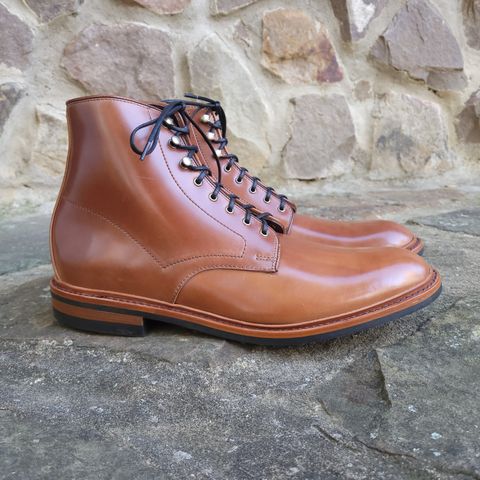 Photo by manowar on November 5, 2023 of the Allen Edmonds Higgins Mill in Horween Natural Shell Cordovan.