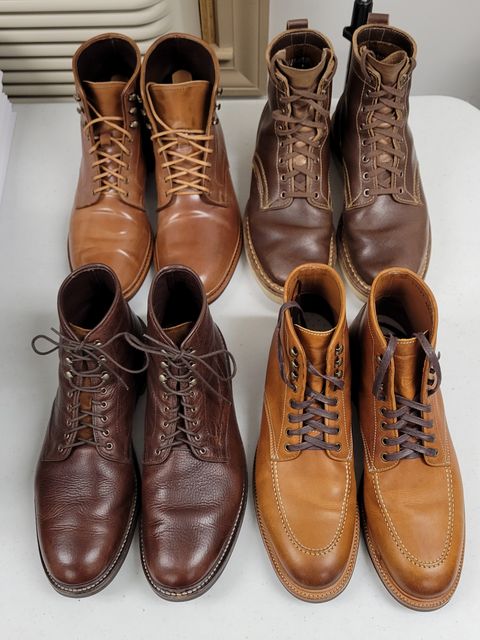 Photo by manowar on November 23, 2023 of the Allen Edmonds Higgins Mill in Horween Natural Shell Cordovan.