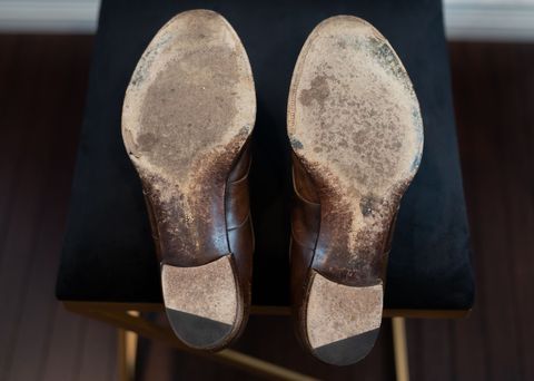 Photo by ImaGoat on March 6, 2026 of the Wayman Bespoke Full Strap Penny Loafer in Gold Brown Museum Calf.