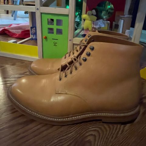 Photo by ungulated on December 25, 2022 of the Grant Stone Edward Boot in Badalassi Carlo Natural Minerva.