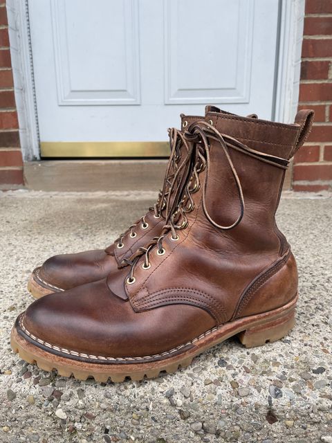 Photo by ungulated on April 4, 2024 of the Nicks Unknown Model in Horween Natural Chromexcel.