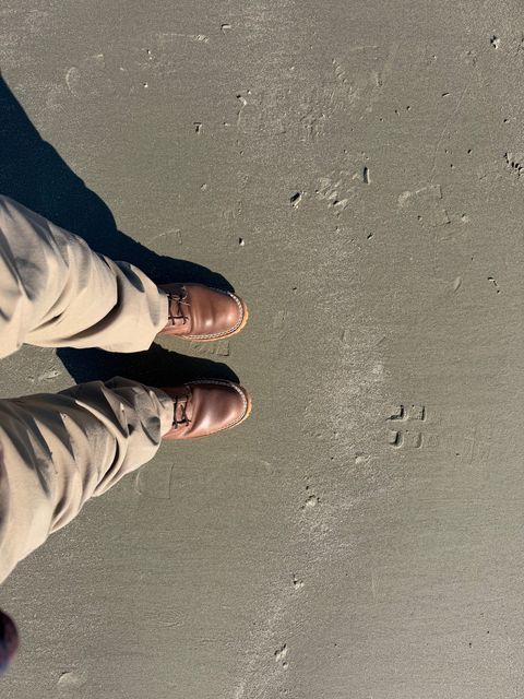 Photo by Shannmoody on February 13, 2026 of the Frank's Boots Type 2 Highlander in Horween Natural Waxed Flesh.