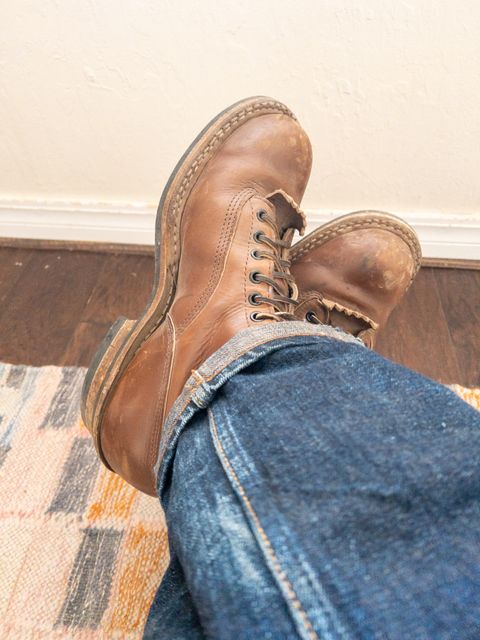 Photo by brandonmiller5142 on November 1, 2022 of the White's 350 Cutter in Unknown Leather.
