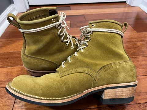 Photo by SpydercoMariner on July 3, 2026 of the Nicks Robert in Seidel Weathershield Coyote Roughout.
