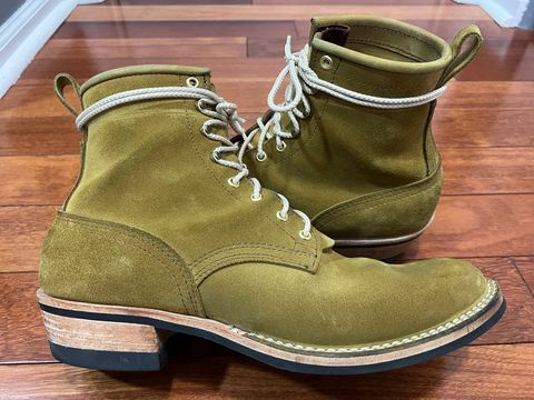 Photo by SpydercoMariner on July 3, 2026 of the Nicks Robert in Seidel Weathershield Coyote Roughout.