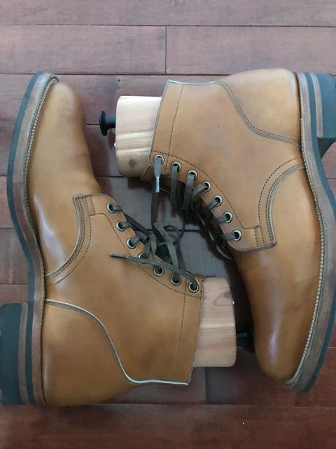 Photo by dpilaitis on February 5, 2023 of the Viberg Service Boot in Unlisted Leather.