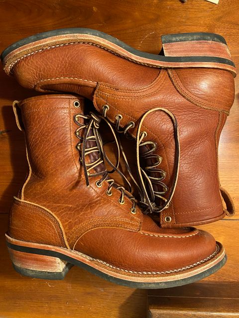Photo by tgsnyder on January 4, 2023 of the Nicks Unlisted Model in Seidel Peanut Tuscon Bison.