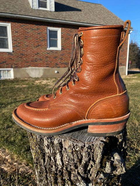 Photo by tgsnyder on February 4, 2023 of the Nicks Unlisted Model in Seidel Peanut Tuscon Bison.