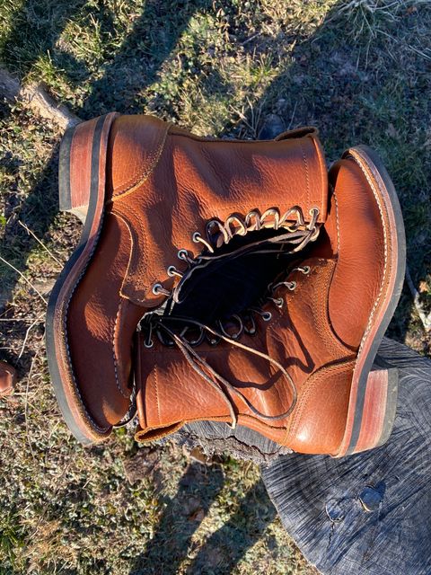 Photo by tgsnyder on February 4, 2023 of the Nicks Unlisted Model in Seidel Peanut Tuscon Bison.