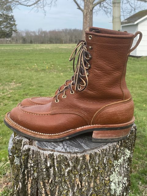 Photo by tgsnyder on April 3, 2023 of the Nicks Unlisted Model in Seidel Peanut Tuscon Bison.
