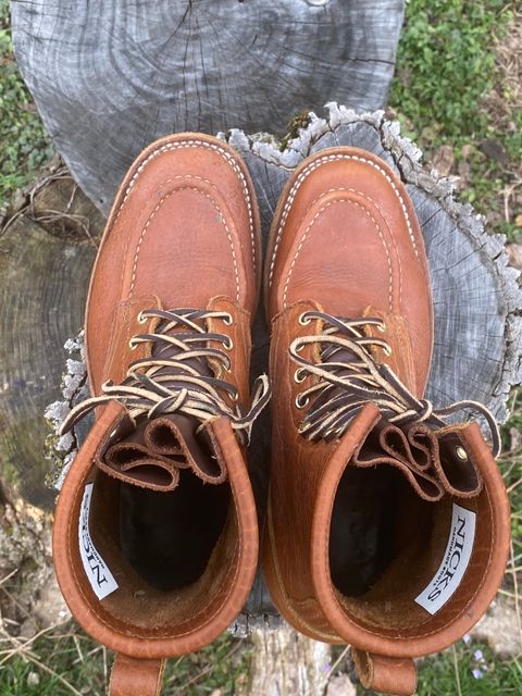 Photo by tgsnyder on April 3, 2023 of the Nicks Unlisted Model in Seidel Peanut Tuscon Bison.