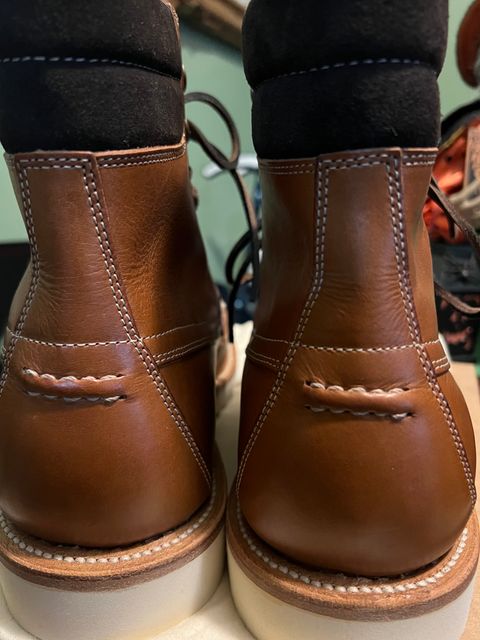 Photo by Rangerfan7676 on October 1, 2023 of the Grant Stone Field Boot in Badalassi Carlo Saddle Tan Minerva.