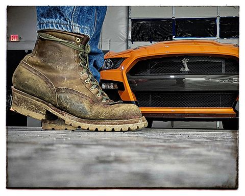 Photo by nobnix on February 3, 2026 of the Frank's Boots Lace-To-Toe in Wickett & Craig Olive English Bridle.