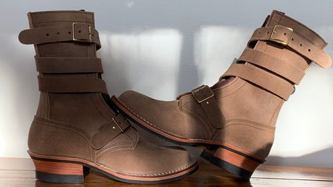 Photo by X on February 12, 2026 of the Nicks TankerPro in Seidel 1964 Tan Roughout.