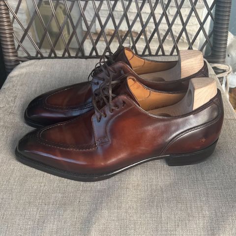 Photo by wishoeguy on November 1, 2023 of the Antonio Meccariello Centurion in Horween Unglazed Natural Shell Cordovan.