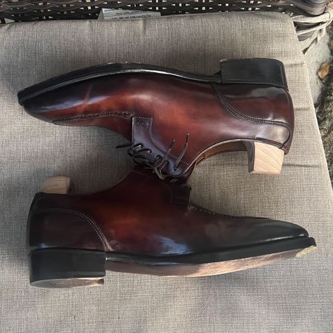 Photo by wishoeguy on November 1, 2023 of the Antonio Meccariello Centurion in Horween Unglazed Natural Shell Cordovan.