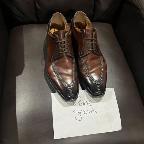 Photo by wishoeguy on November 1, 2023 of the Antonio Meccariello Centurion in Horween Unglazed Natural Shell Cordovan.