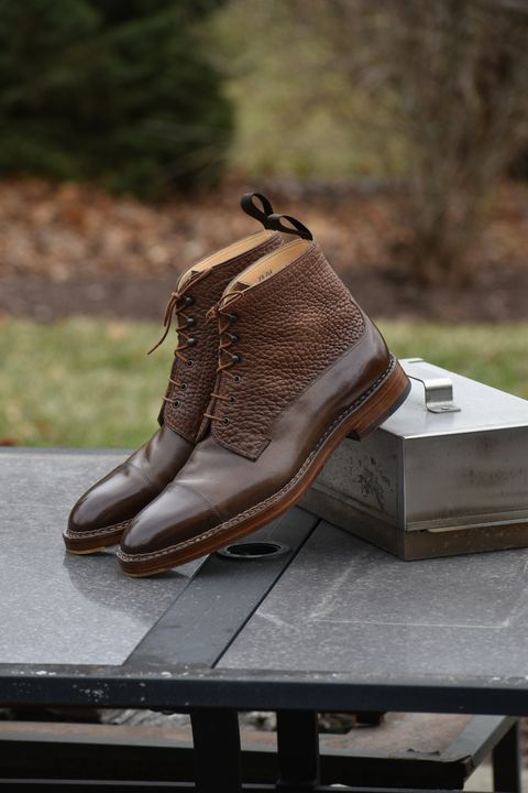 Photo by wishoeguy on December 2, 2022 of the Unlisted Maker Unlisted Model in Tochigi Oil Vachetta #2 Medium Brown.
