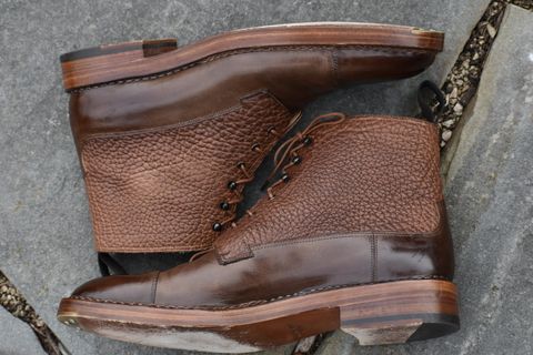 Photo by wishoeguy on December 2, 2022 of the Unlisted Maker Unlisted Model in Tochigi Oil Vachetta #2 Medium Brown.