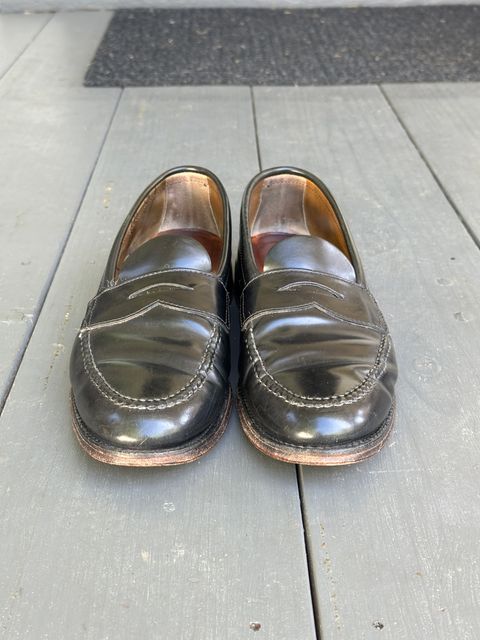 Photo by bankrobber on April 18, 2026 of the Alden 06602 in Horween Black Shell Cordovan.