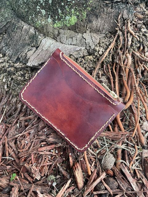 Photo by solidsalami117 on October 5, 2025 of the Self-Made Zip Wallet in “Bracklen” Ilcea Museum Calf.