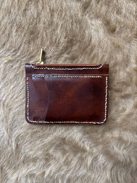 Photo by solidsalami117 on November 4, 2025 of the Self-Made Zip Wallet in “Bracklen” Ilcea Museum Calf.
