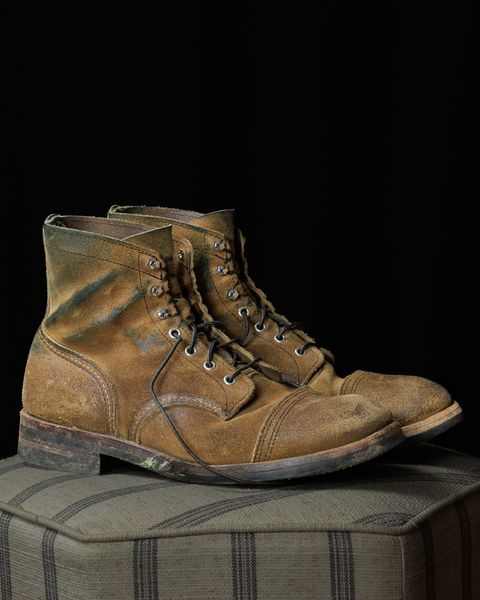 Photo by onelastboot on April 1, 2024 of the Red Wing Iron Ranger in S.B. Foot Hawthorne Muleskinner.