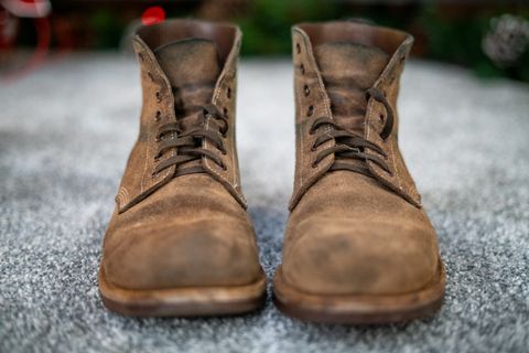 Photo by cconway816 on January 6, 2024 of the Oak Street Bootmakers Field Boot in Horween Natural Chromexcel Roughout.