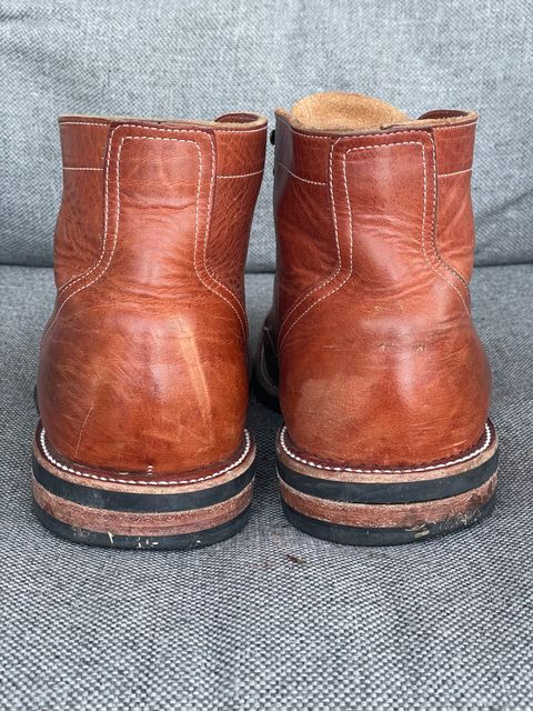 Photo by prock1820 on February 1, 2026 of the Rios of Mercedes Rios Boot No.93 in Horween Chestnut Dublin.