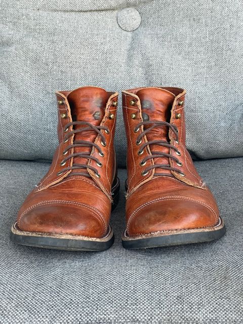 Photo by prock1820 on March 1, 2026 of the Rios of Mercedes Rios Boot No.93 in Horween Chestnut Dublin.