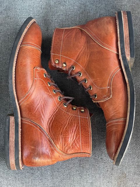 Photo by prock1820 on March 1, 2026 of the Rios of Mercedes Rios Boot No.93 in Horween Chestnut Dublin.